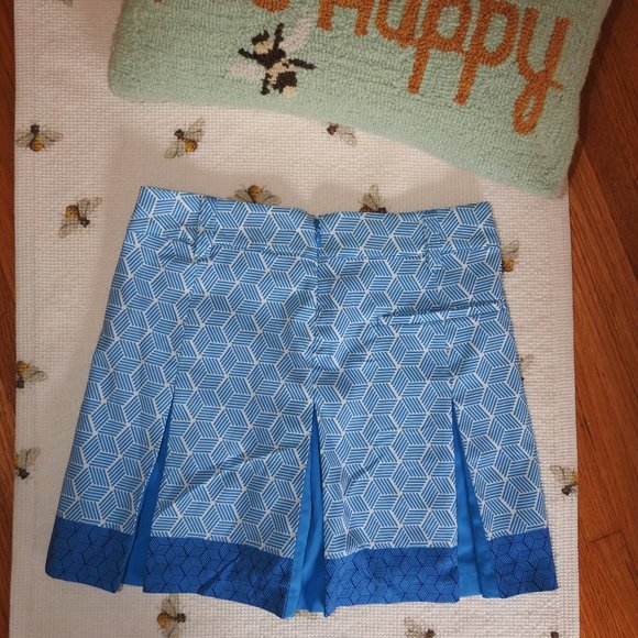 Puma Blue & White Skort Sz 4 - Picture 4 of 6